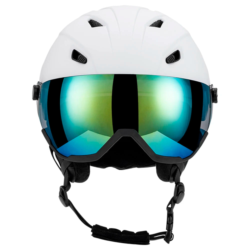 Integrated Ski Helmet Men and Women Snowboard Helmet with Removable Visor Goggles Men and Women Snowboard Wear