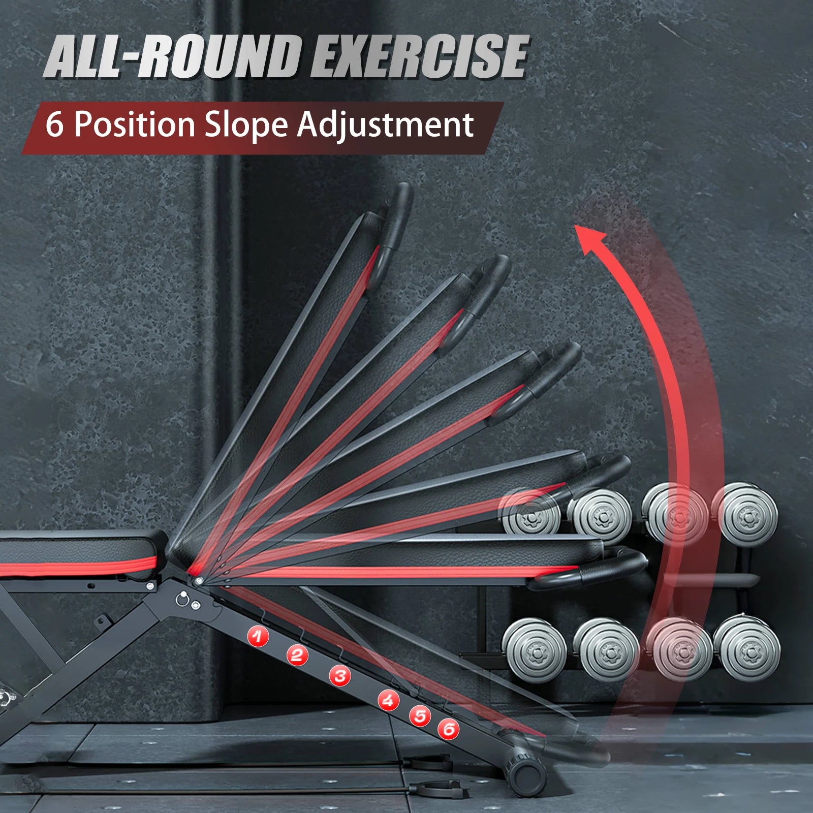 Foldable Weight Bench for Home Gym