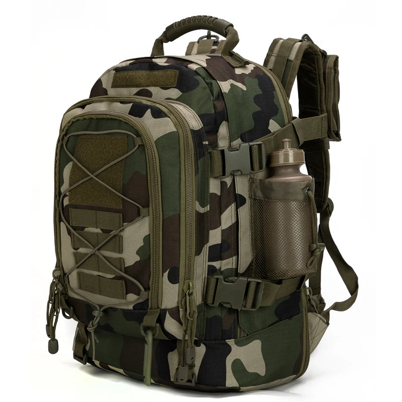 60L Military Tactical Backpack Army Molle Assault Rucksack Outdoor Travel Hiking Camping Hunting Rucksack for Men