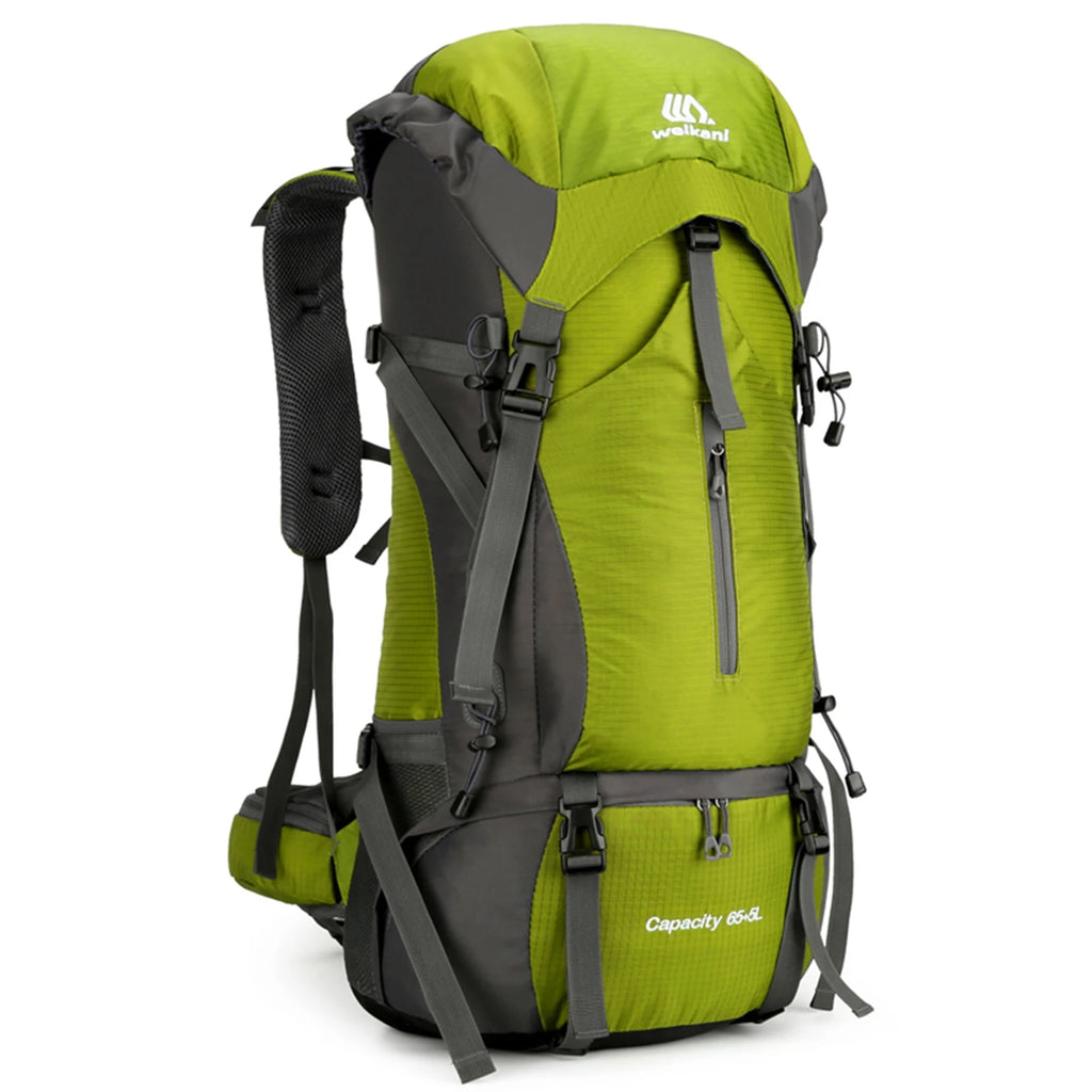 70L Hiking Backpack Camping Climbing Rucksack Travel Trekking Mountaineering Bag Outdoor Sports Waterproof Backpack