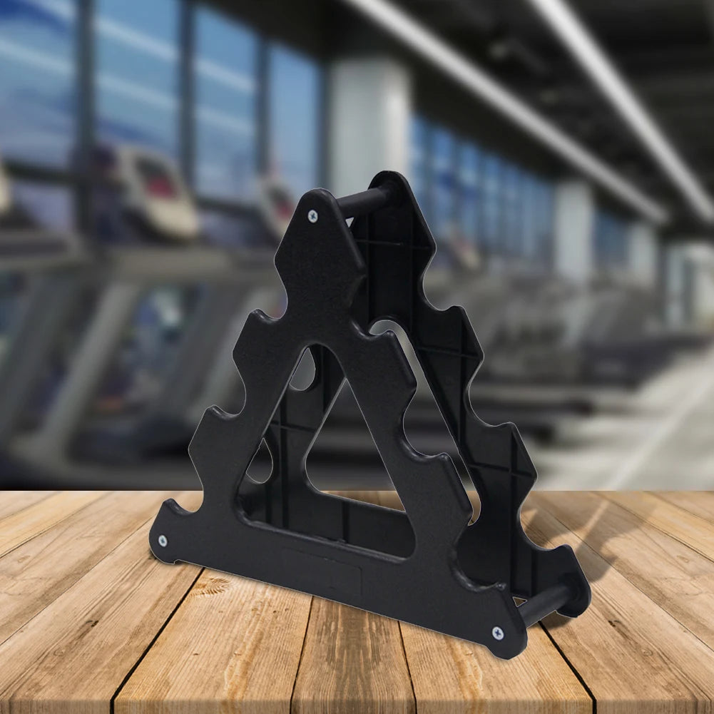 Dumbbell Rack 3 Tier Weight Storage Organizer Compact Dumbbell Rack for Small Home Gym Organization