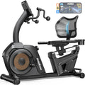 Recumbent Exercise Bike for Home Use Stationary Bike with Arm Exerciser Magnetic Recumbent Bike with Ergonomic Seat