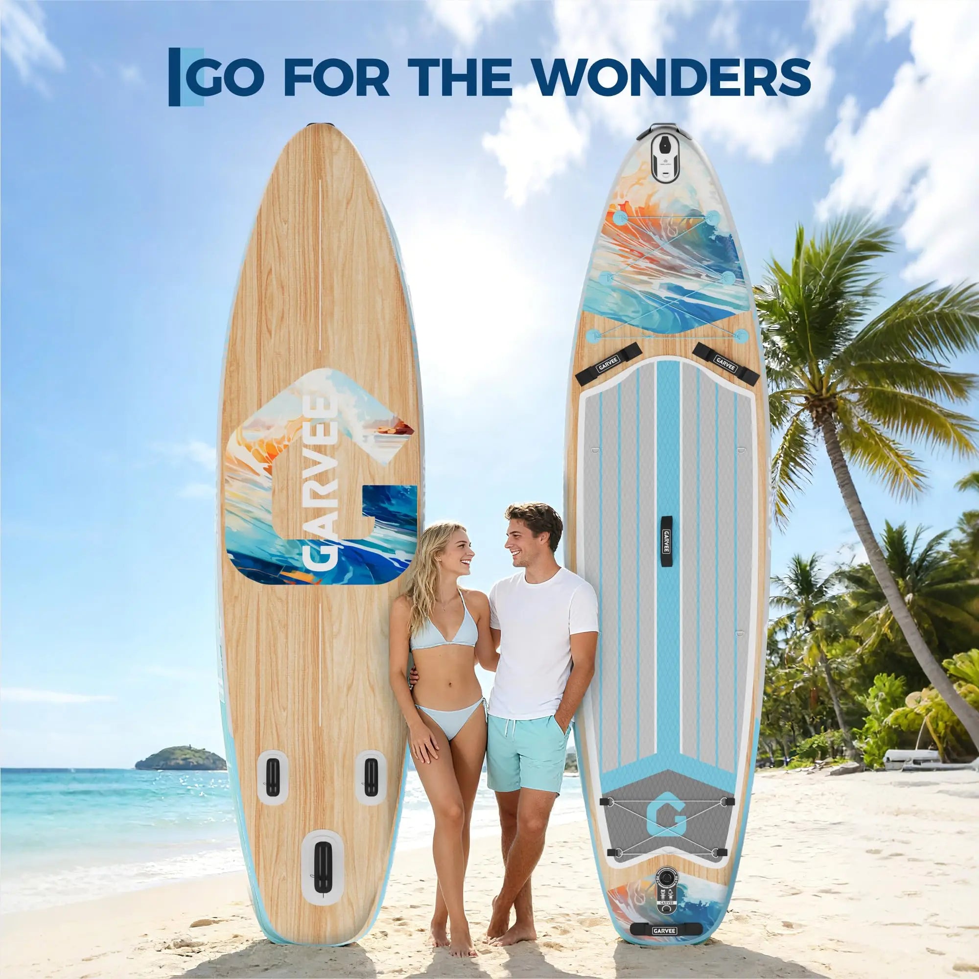 Inflatable Stand Up Paddle Board With Camera Mount