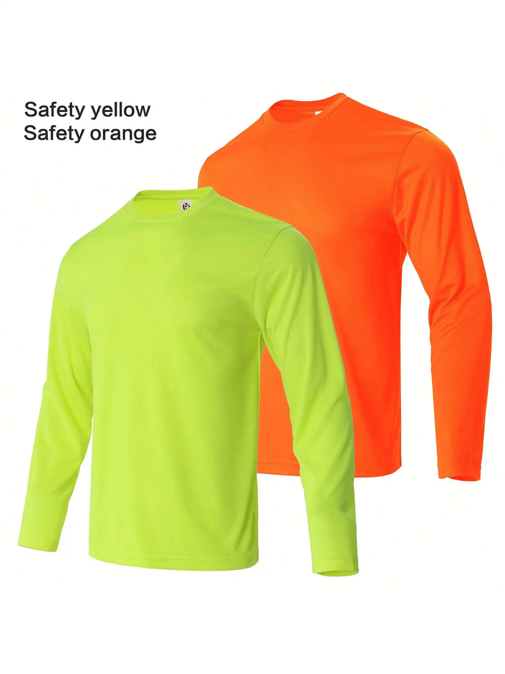 Men Performance Long Sleeve T Shirt Breathable Moisture Wicking Athletic Top Quick Dry Workout Running Outdoor Hiking Daily Casual Sport Tee