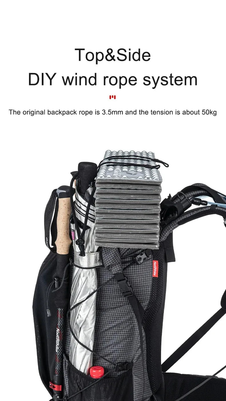Naturehike Rock Outdoor Bags 40L/60L/60+5L Travel Backpacks Large Capacity Camping Hiking Pack with Rain Cover