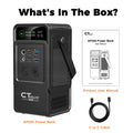 2400W 200W Power Station Outdoor Camping Portable 2048Wh Solar Generator LiFePO4 Battery 110V 192Wh Power Bank Home Backup Emergency Power Supply