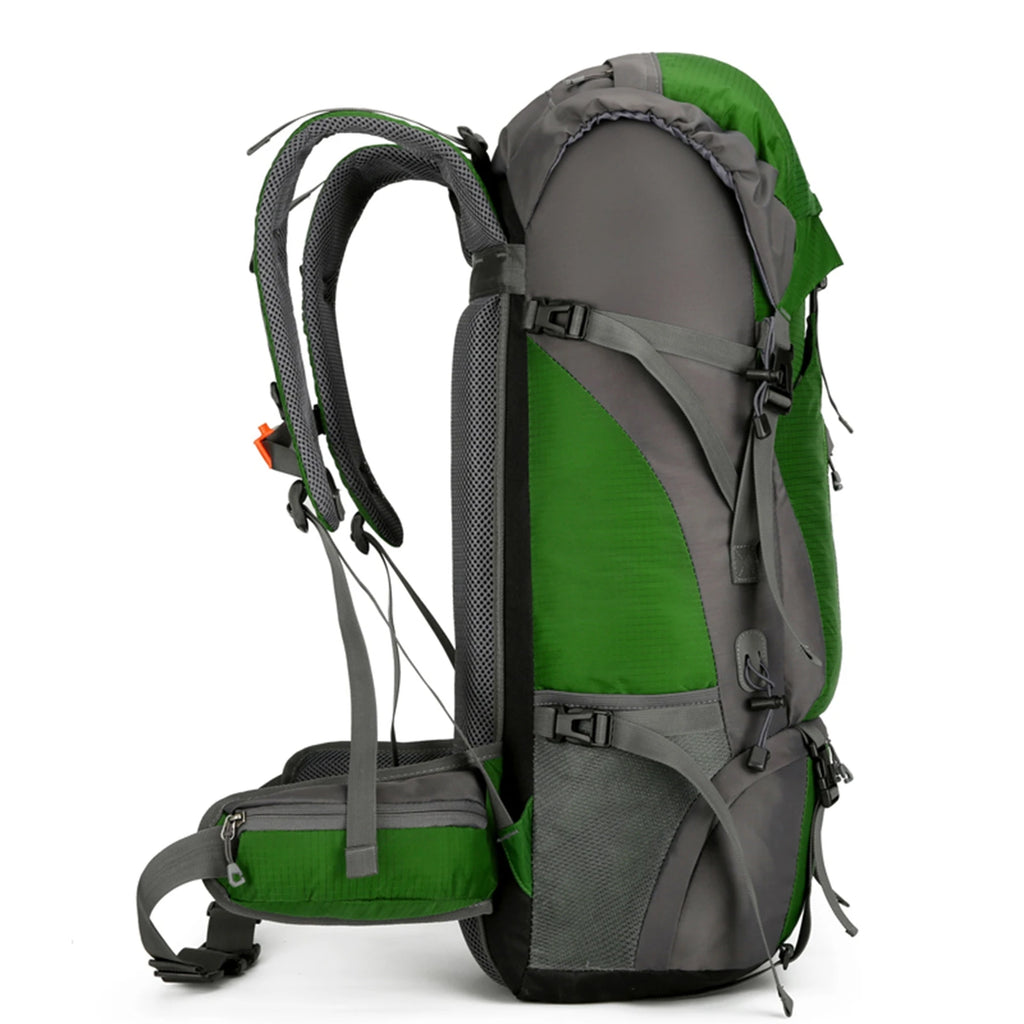 70L Hiking Backpack Camping Climbing Rucksack Travel Trekking Mountaineering Bag Outdoor Sports Waterproof Backpack