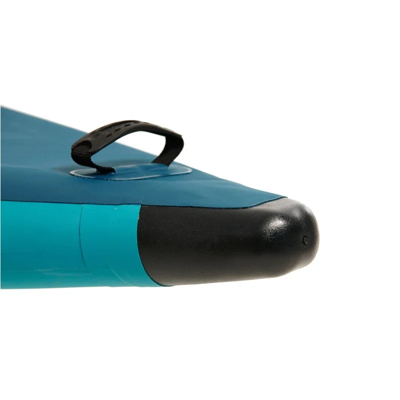 STEAM Aqua Marina Kayak 2025 Upgraded Printing Pattern Reinforced PVC Drop‑Stitch Floor V‑Shape Keel High‑Back Seat Fins and Footrest, Single or Tandem