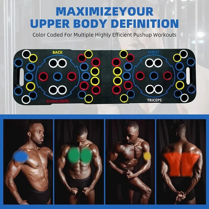 Push Up Support Board Multifunctional Exercise Chest and Abdominal Muscle Training Board for Home Fitness