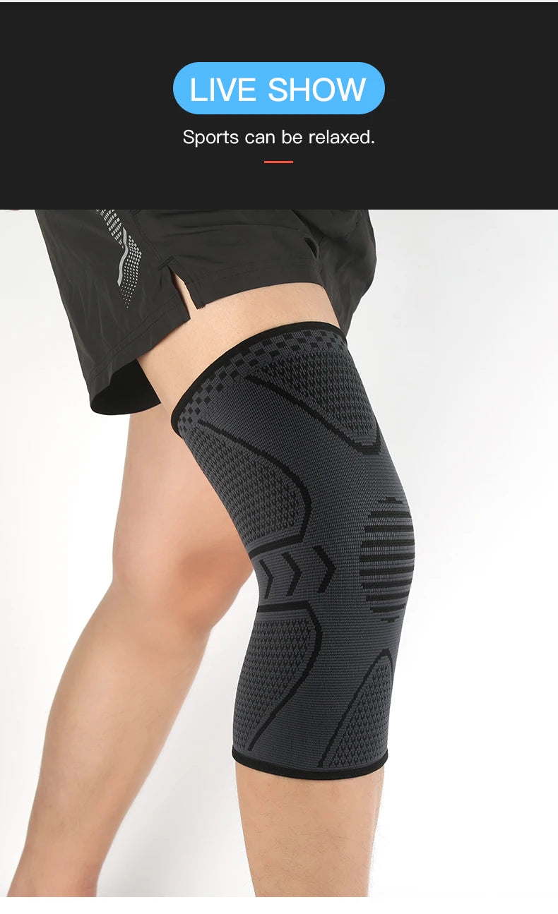 Adjustable Compression Knee Support – Patella Tendon Strap & Anti‑Slip Silicone Brace for Arthritis, Joint Pain & Ligament Injury Relief