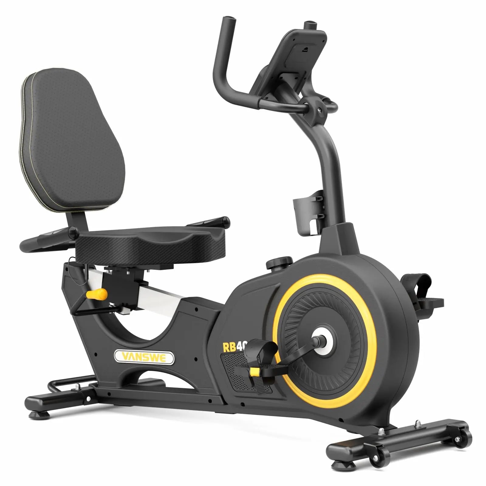 Recumbent Exercise Bike for Home Recumbent Stationary Bike 400lb Capacity Quiet Magnetic Exercise Bike with Ergonomic Seat