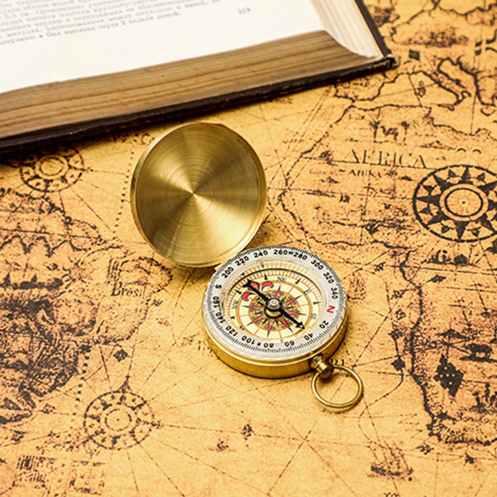 Luminous Retro Flip Compass