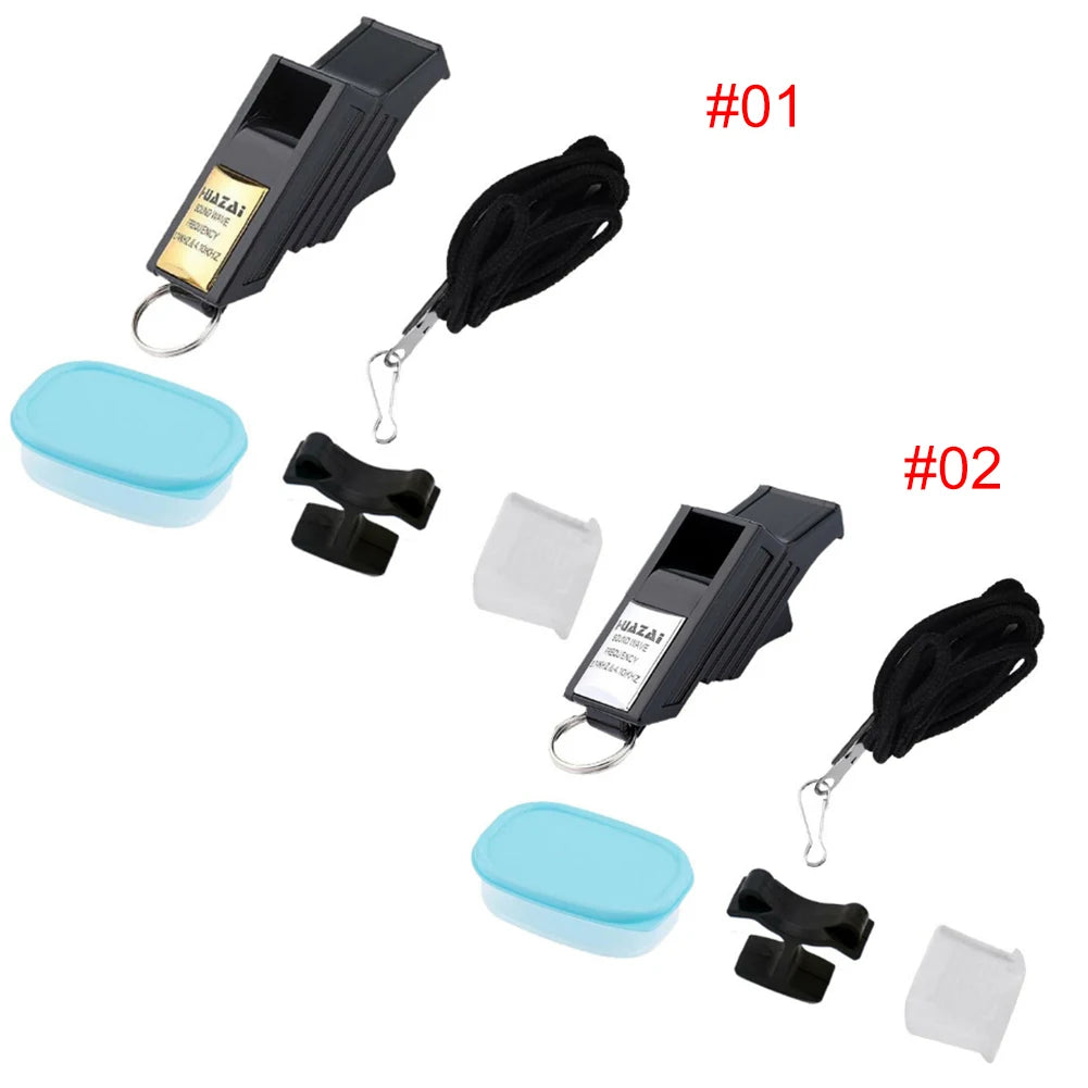 High‑Performance Sports Whistle — Professional Plastic Referee Whistle for Football, Basketball & Outdoor Training