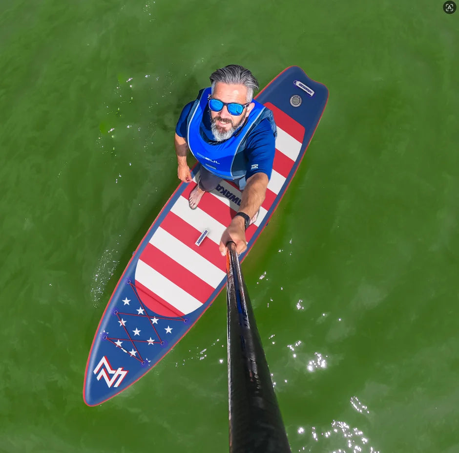 Inflatable Surfboard for Men and Women, Portable Reinforced Paddle Board for Sea Surfing and Lure Fishing