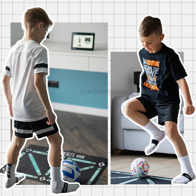 Football Training Mat Durable Non Slip Foldable Kids Adults Dribble Training Mat Indoor Outdoor Football Equipment