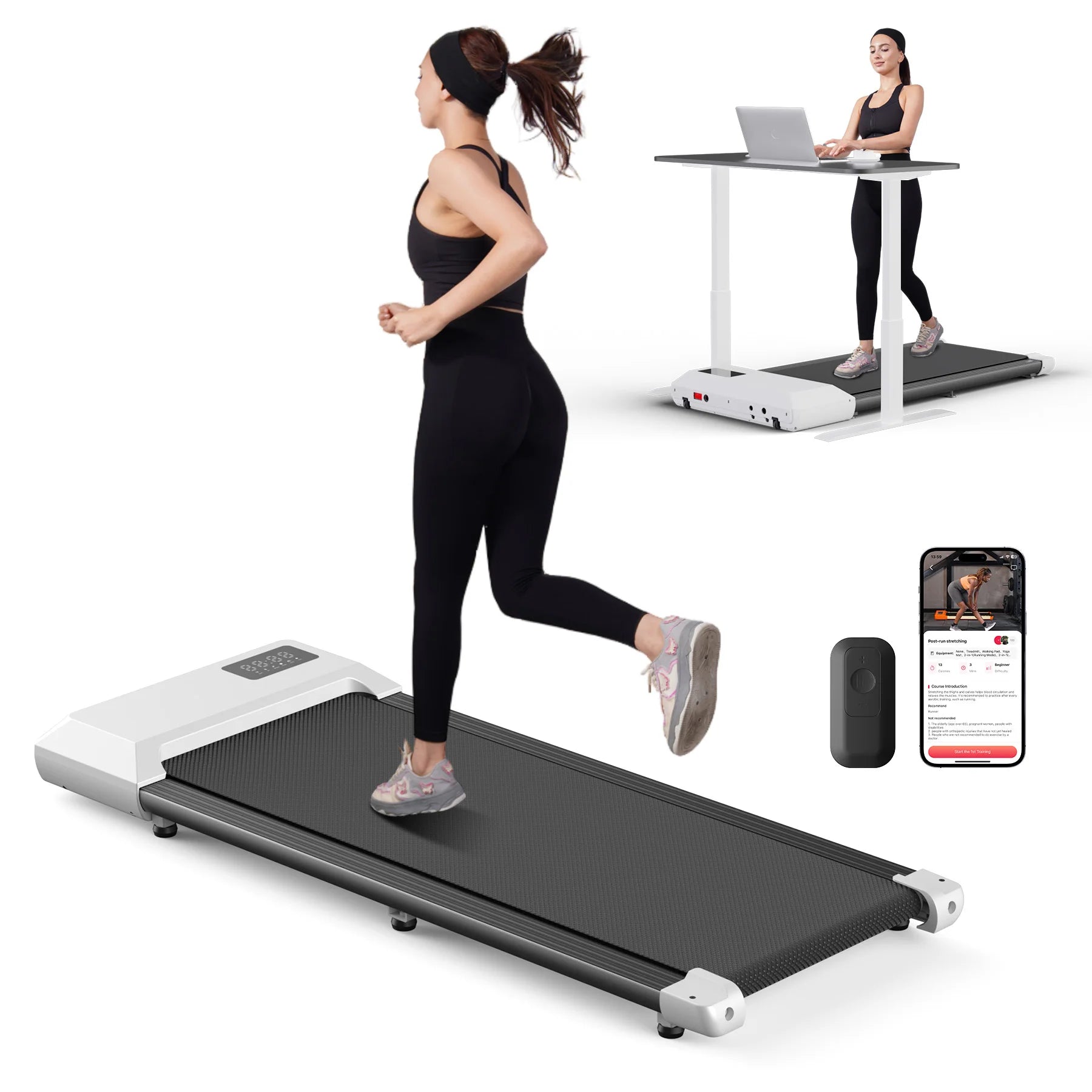 Walking Pad with LCD Digital Data Display