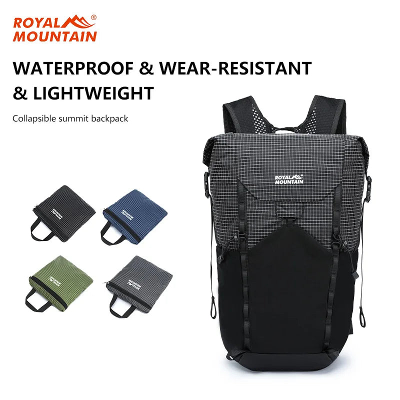 Royal Mountain Brand New 20L Foldable Lightweight Backpack for Hiking Daypack UHMWPE Fabric