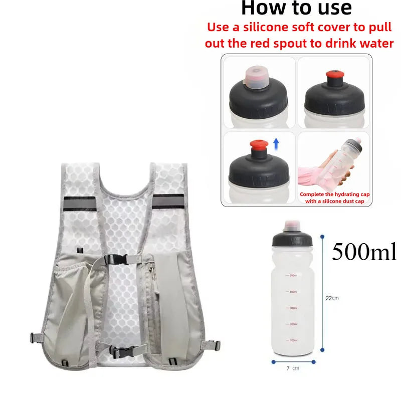 Lightweight Hiking/Running/Biking Vest With Phone Storage Pocket