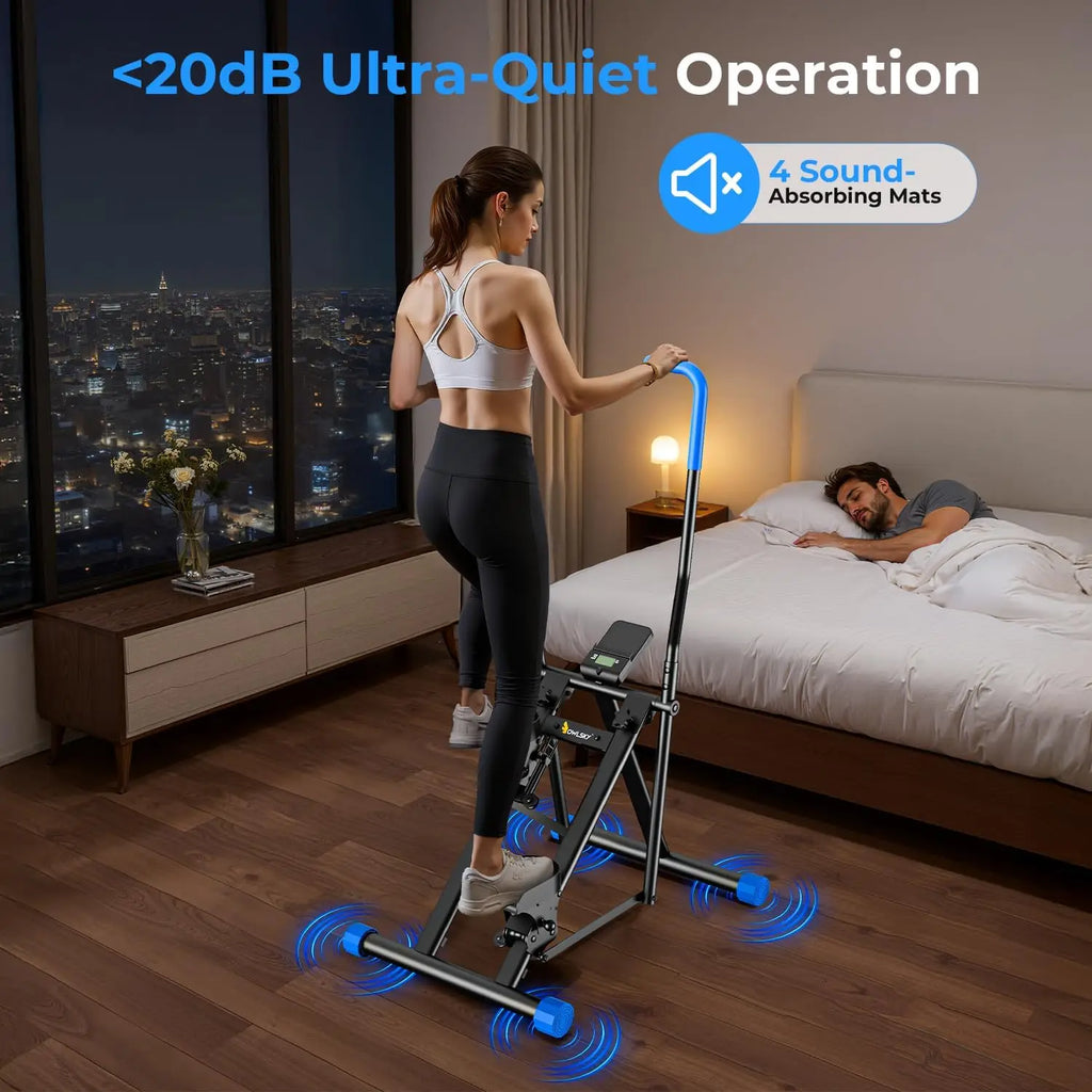 Stair Stepper Vertical Cardio Exercise Climber for Full Body Home Workout