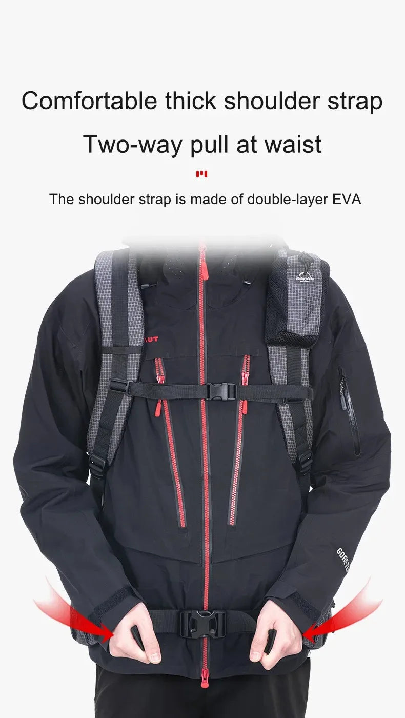 Naturehike Rock Outdoor Bags 40L/60L/60+5L Travel Backpacks Large Capacity Camping Hiking Pack with Rain Cover