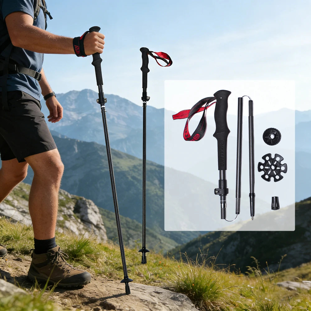 Carbon Fiber Trekking Poles