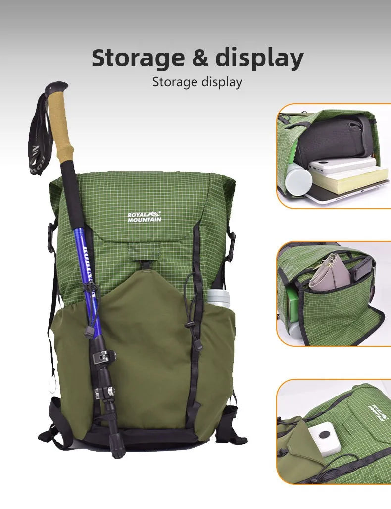 25L Dalima Cut‑Proof Hiking Backpack Lightweight Foldable Leisure Outdoor Storage Bag Cross‑Border
