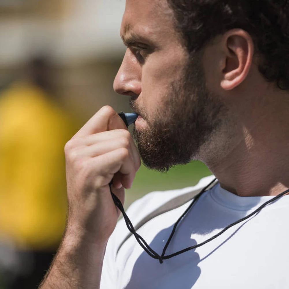 High‑Performance Sports Whistle — Professional Plastic Referee Whistle for Football, Basketball & Outdoor Training