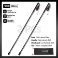 2PC Carbon Fiber Foldable 5 Section Ultra Light 110g Trekking Poles Fixed Length 110 120 130cm Walking Canes for Hiking Camping City Running Travel Lightweight Portable Gear