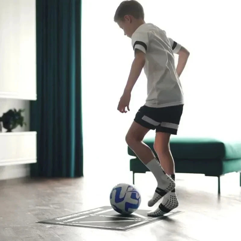 Football Training Mat Durable Non Slip Foldable Kids Adults Dribble Training Mat Indoor Outdoor Football Equipment