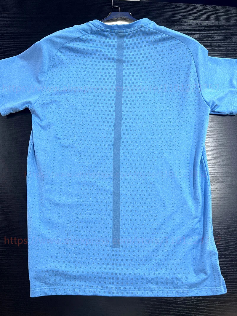 3D Print Gym Shirt Running Casual Outdoor Jogging Breathable Quick Dry Nylon Short Sleeve Training Tee