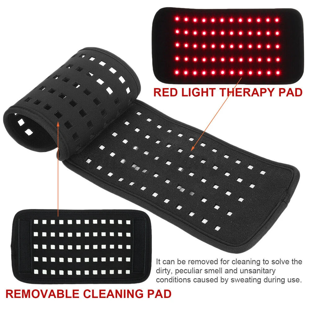 Infrared LED Light for Face and Body Back Knee Hands Feet Relief Portable Heat Pad