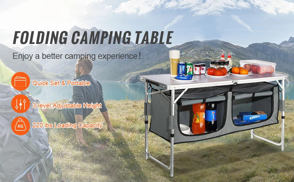 Folding Camping Table MDF Camping Table