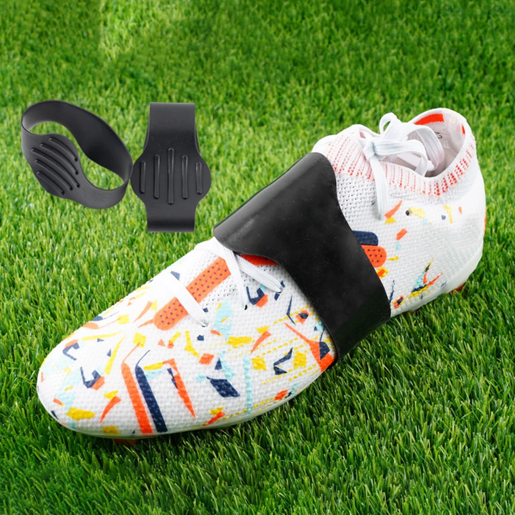 Silicone Shoelace Covers Soccer Cleat Bands Sports Accessory for Football and Baseball Shoes