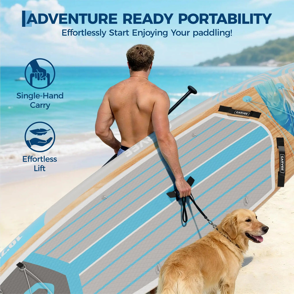 Inflatable Stand Up Paddle Board With Camera Mount