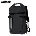 Waterproof Backpack Floating Dry Bag 30L Cushioned Back Hip Strap for Hiking Camping Kayaking Travel Diving Rafting