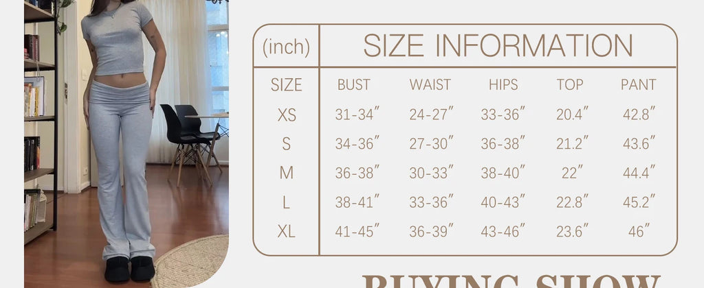 Womens Two-Piece Yoga Set, Short-Sleeved Top, Flared Pants