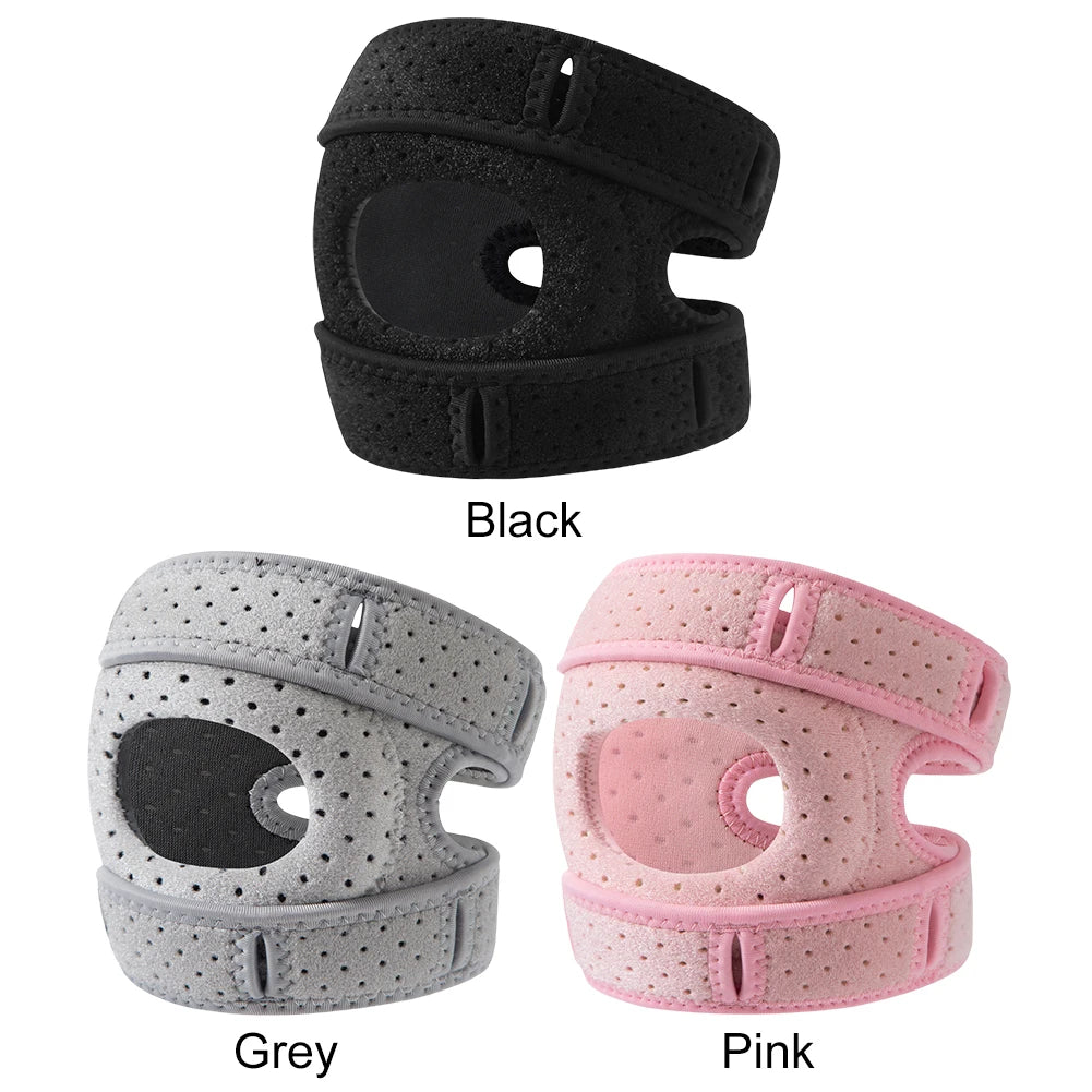 Knee Support Wrap – Adjustable Compression Sleeve with Patella Tendon Strap for Arthritis, Joint Pain, Tendonitis & Ligament Injury Relief