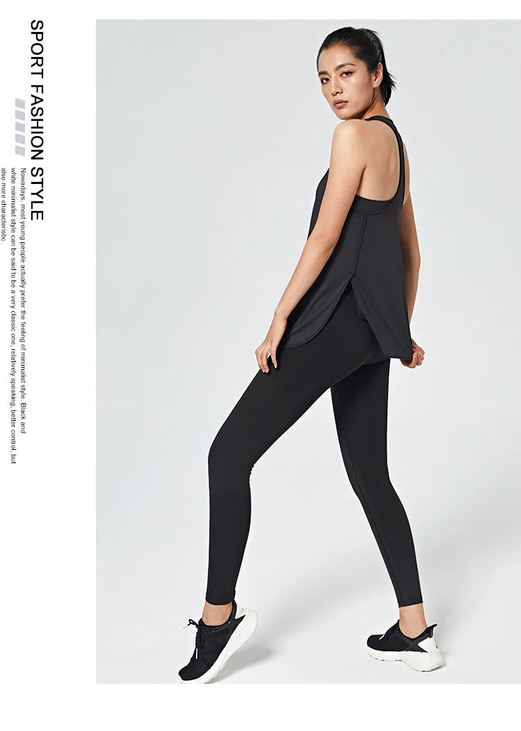 Fitness Yoga Gym Women Tank Crop Top with Bra Sleeveless Shirt Vest Running Quick Dry Sportswear One Piece Workout Clothing