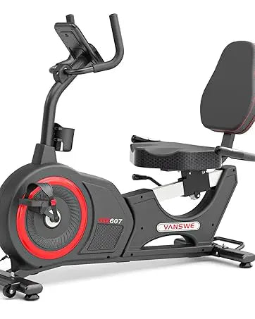 Recumbent Exercise Bike for Home Recumbent Stationary Bike 400lb Capacity Quiet Magnetic Exercise Bike with Ergonomic Seat