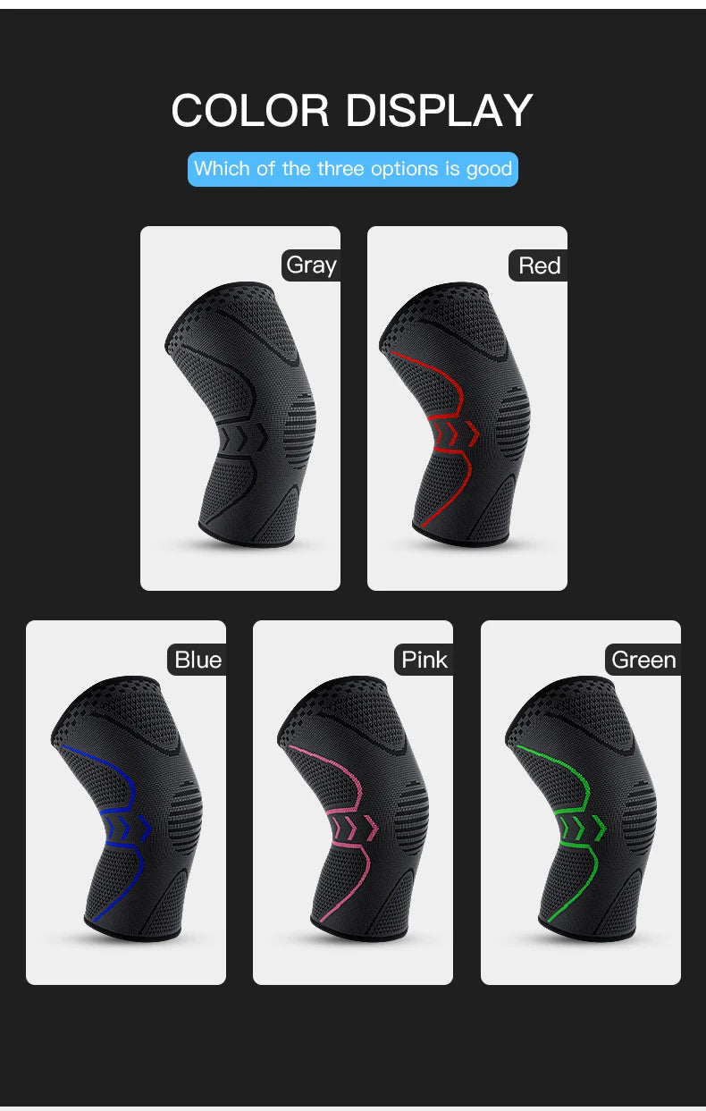 Adjustable Compression Knee Support – Patella Tendon Strap & Anti‑Slip Silicone Brace for Arthritis, Joint Pain & Ligament Injury Relief