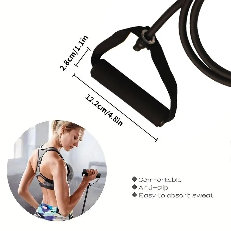Resistance Bands with Handles Exercise Bands Workout Bands with Handles for Men Women Strength Training Equipment at Home