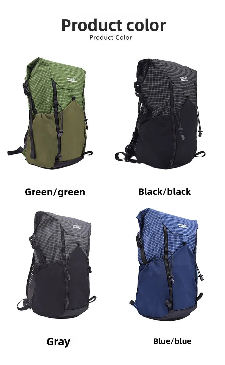 25L Dalima Cut‑Proof Hiking Backpack Lightweight Foldable Leisure Outdoor Storage Bag Cross‑Border