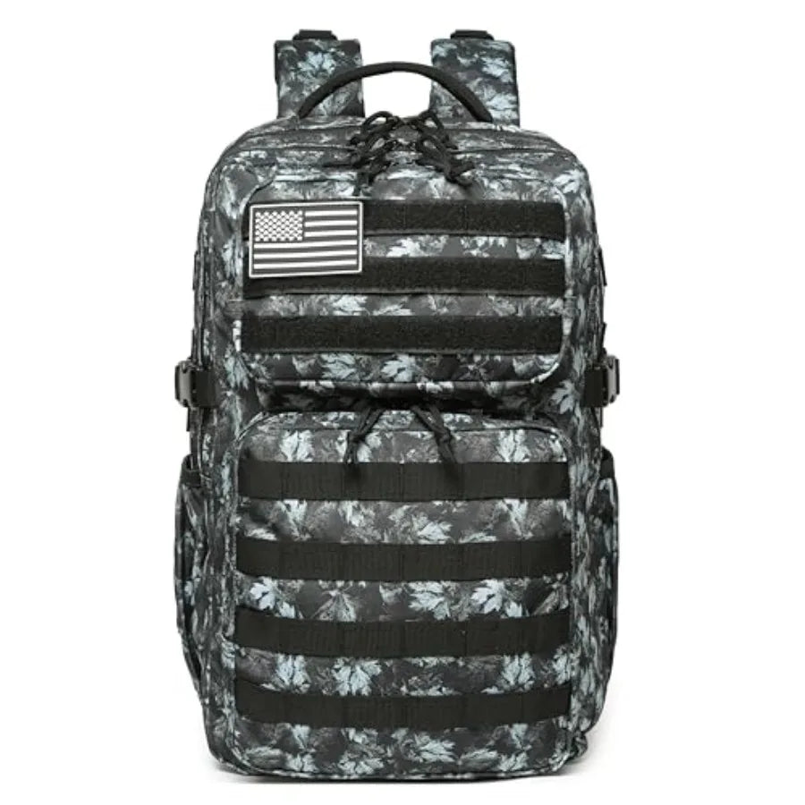 Military Tactical Backpack for Men Waterproof Daypack 3 Day Assault Pack Molle Bag with Water Bottle Holder