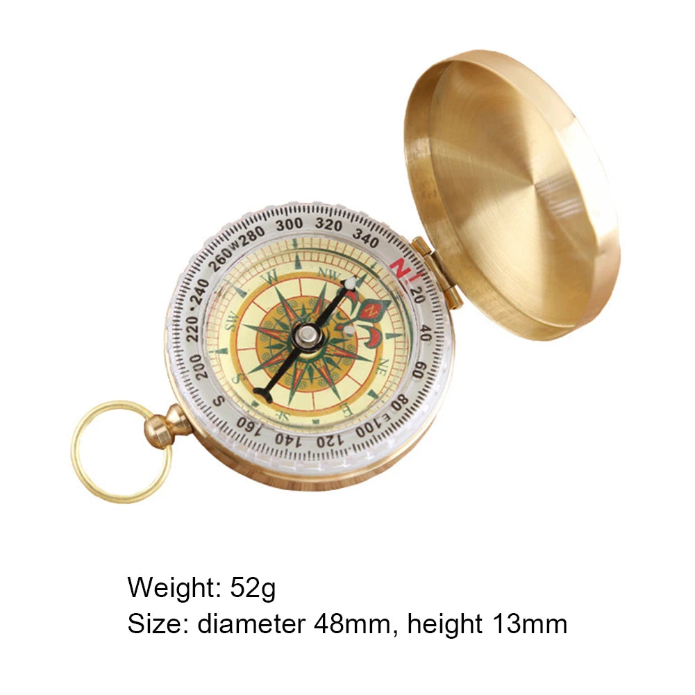 Luminous Retro Flip Compass