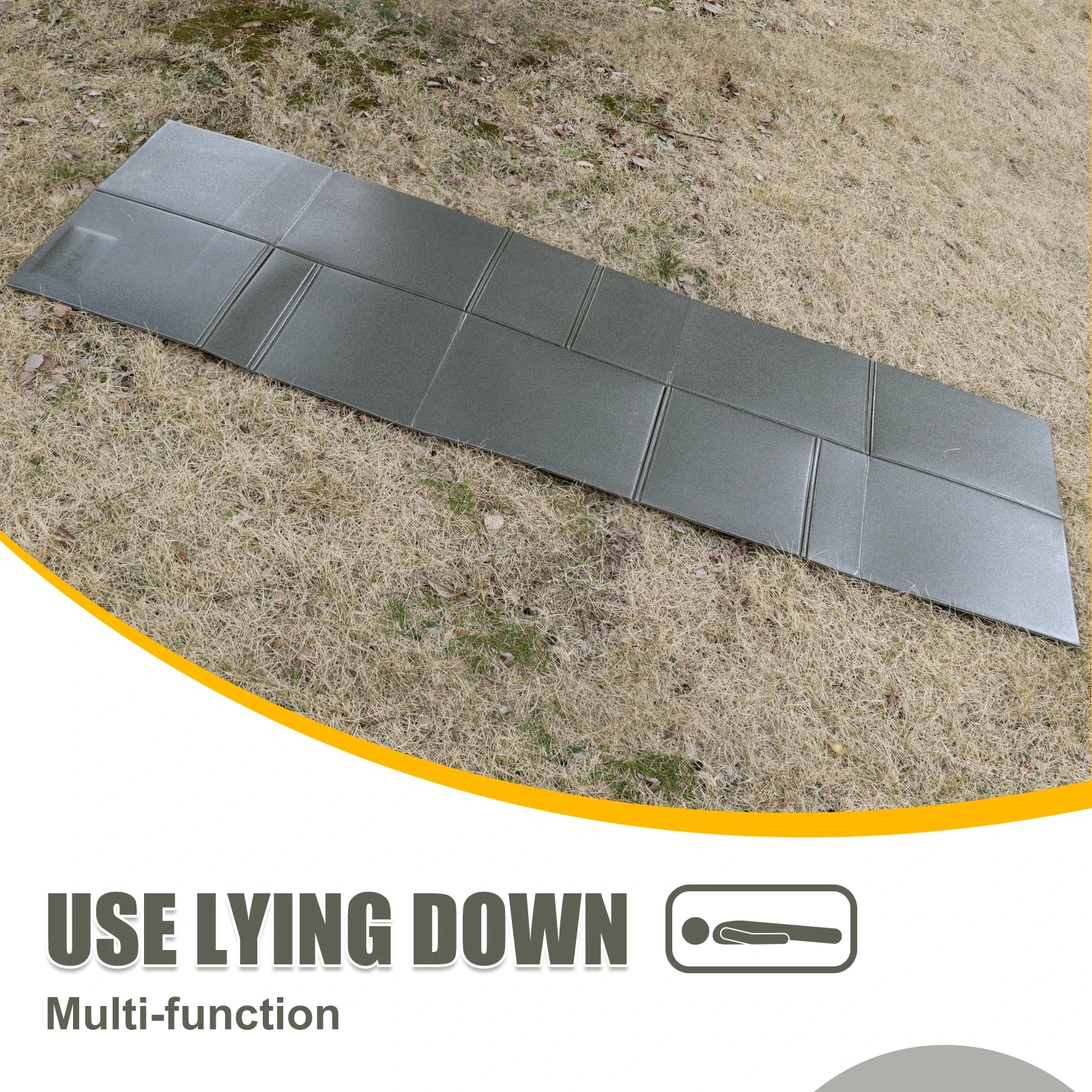 Tactical Foldable Sleeping Mat Waterproof Folding Thick Mechanic Pad Kneeling Mat for Garage Picnicking and Camping Outdoors