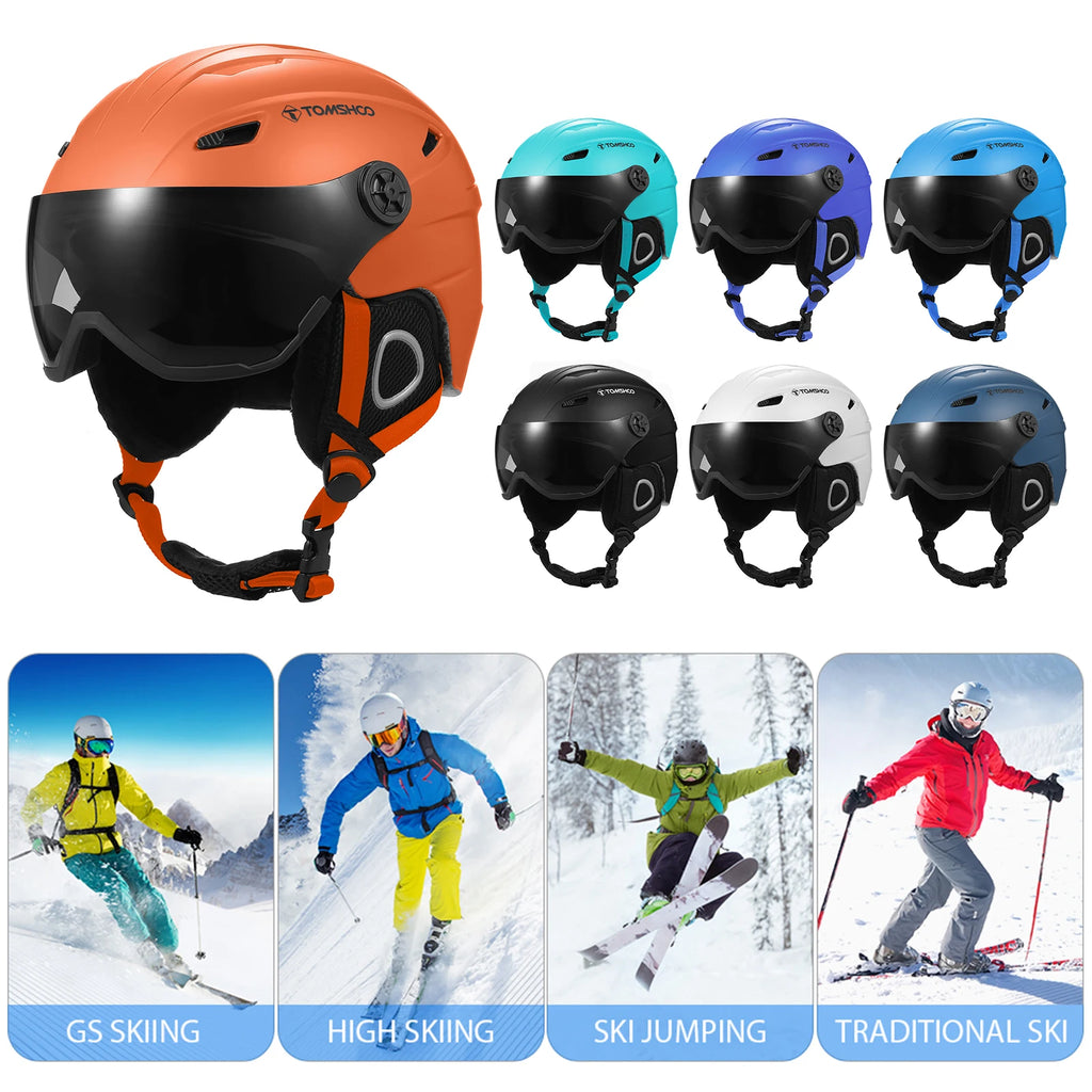 US Ski/Snowboard Helmet with Removable Liner and Ear Pads