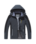 Men’s Waterproof Hiking Jacket, Large Size Windproof Outdoor Windbreaker for Camping, Hunting, Running, Trekking, and Fishing