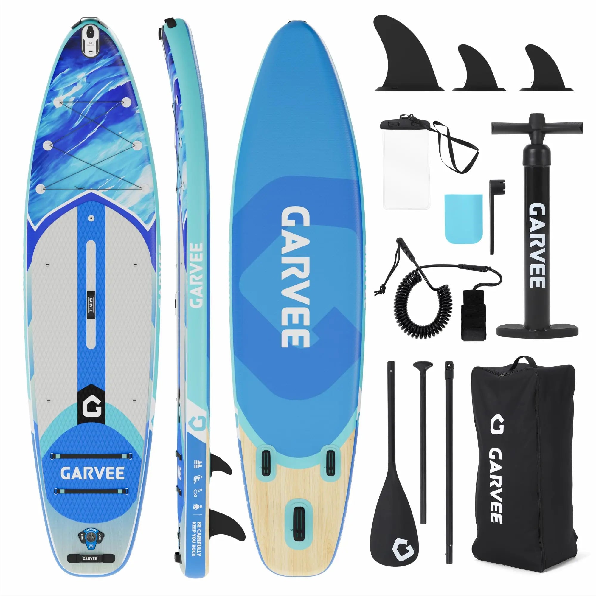 Inflatable Stand Up Paddle Board With Camera Mount
