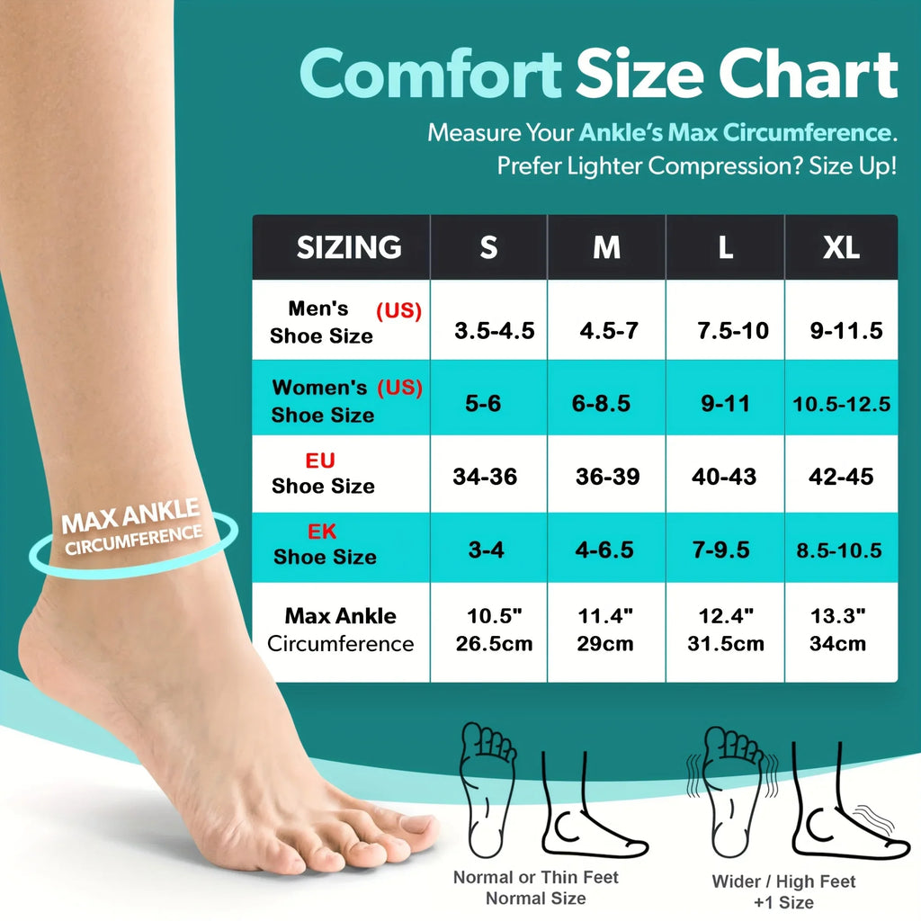Performance Compression Foot Sleeves — Open‑Toe Arch & Ankle Support Socks for Comfort & Stability