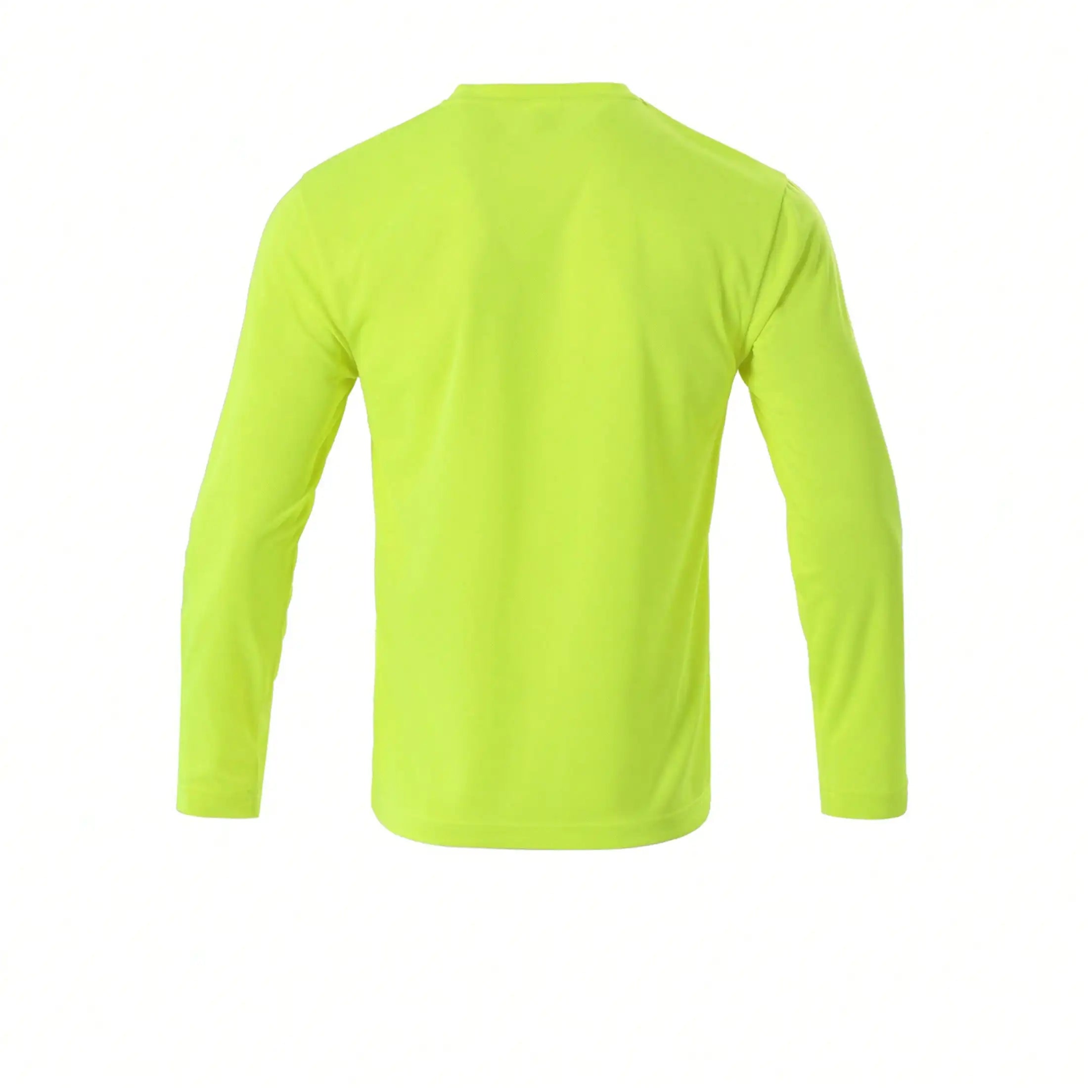 Men Performance Long Sleeve T Shirt Breathable Moisture Wicking Athletic Top Quick Dry Workout Running Outdoor Hiking Daily Casual Sport Tee